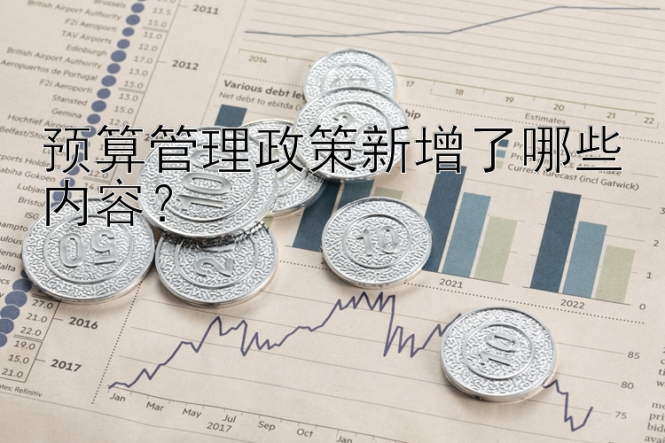 预算管理政策新增了哪些内容？