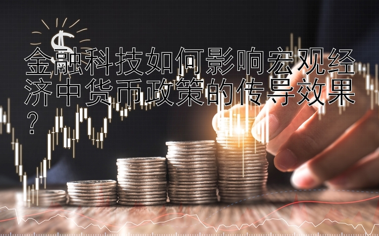 金融科技如何影响宏观经济中货币政策的传导效果？