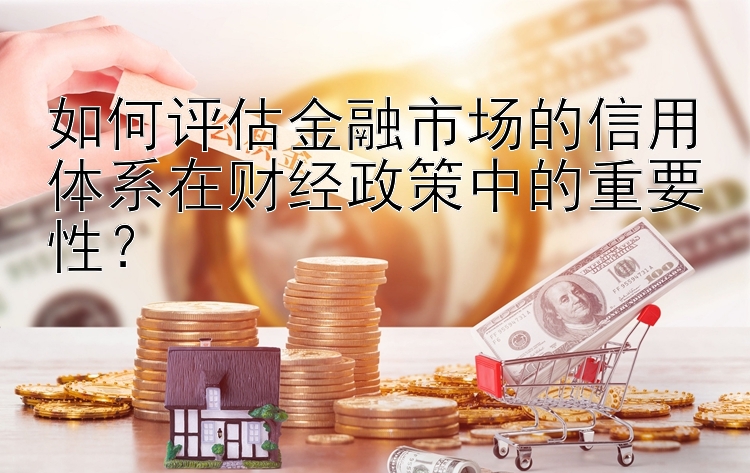 如何评估金融市场的信用体系在财经政策中的重要性？