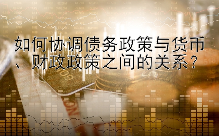 如何协调债务政策与货币、财政政策之间的关系？