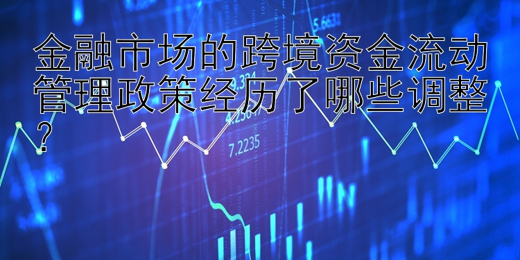 金融市场的跨境资金流动管理政策经历了哪些调整？