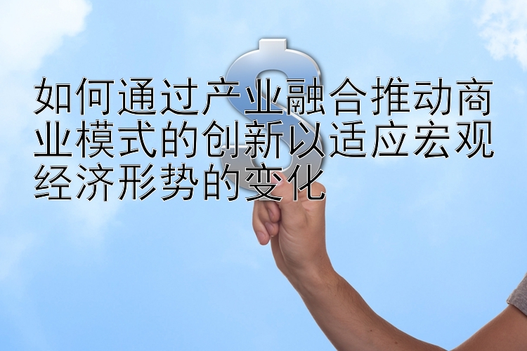 如何通过产业融合推动商业模式的创新以适应宏观经济形势的变化