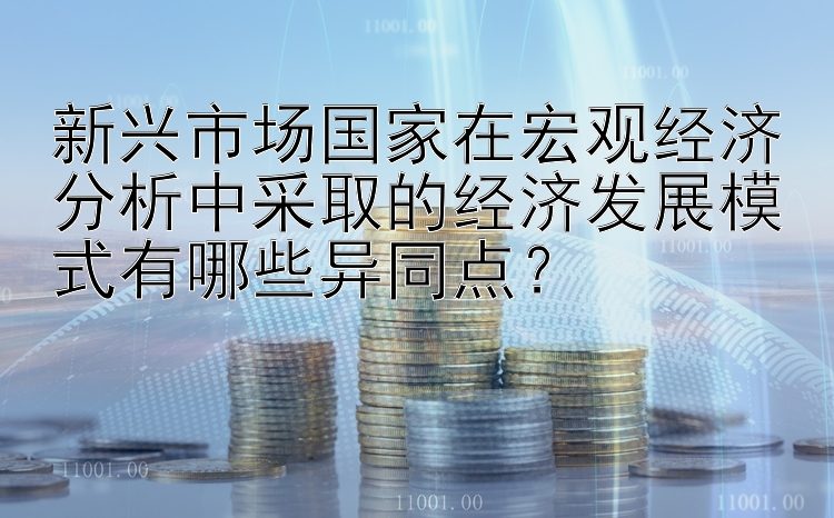 新兴市场国家在宏观经济分析中采取的经济发展模式有哪些异同点？