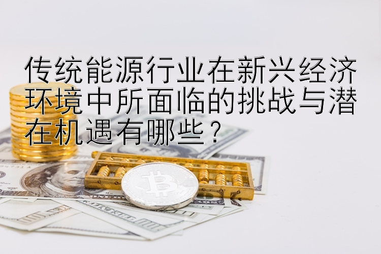 传统能源行业在新兴经济环境中所面临的挑战与潜在机遇有哪些？