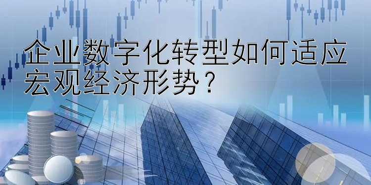 企业数字化转型如何适应宏观经济形势？