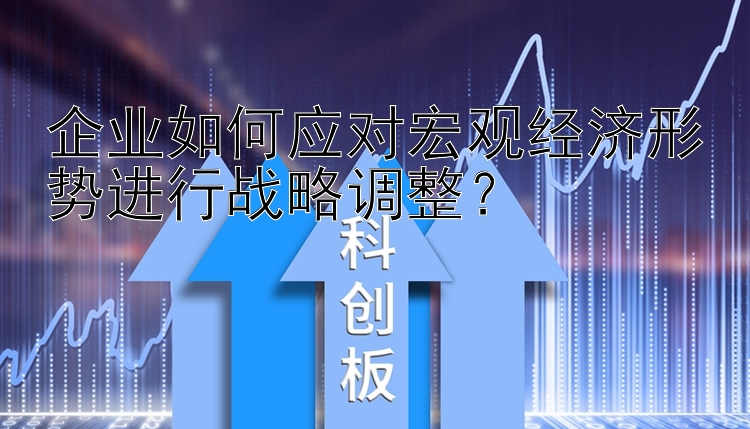 企业如何应对宏观经济形势进行战略调整？