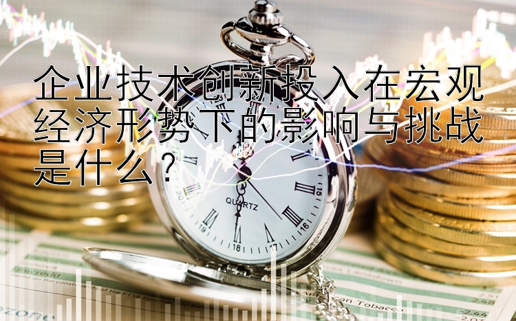 企业技术创新投入在宏观经济形势下的影响与挑战是什么？