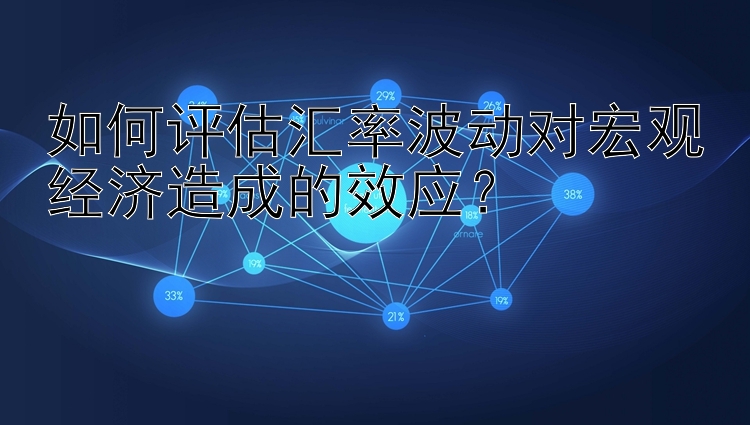 如何评估汇率波动对宏观经济造成的效应？