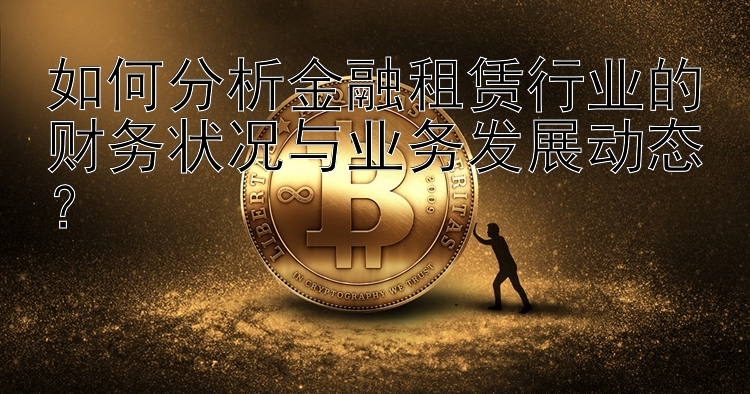 如何分析金融租赁行业的财务状况与业务发展动态？