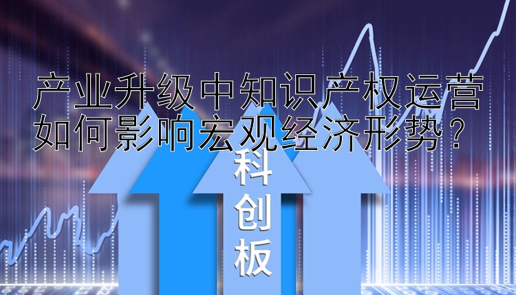 产业升级中知识产权运营如何影响宏观经济形势？