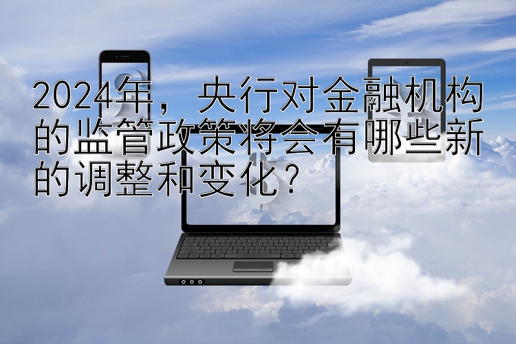 2024年，央行对金融机构的监管政策将会有哪些新的调整和变化？