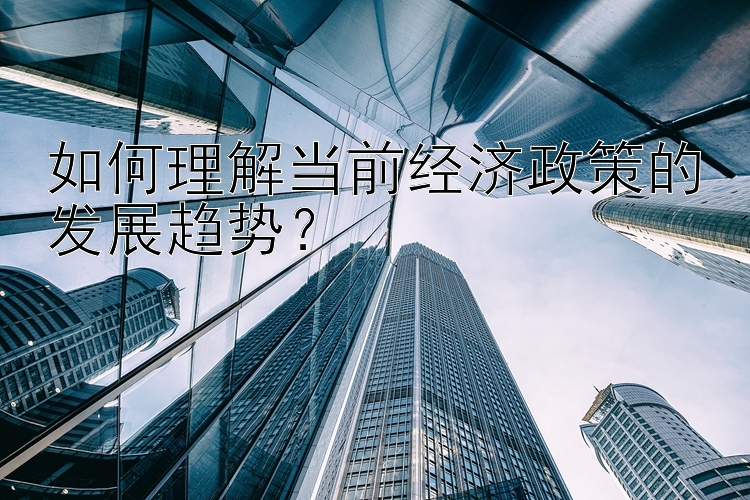 如何理解当前经济政策的发展趋势？