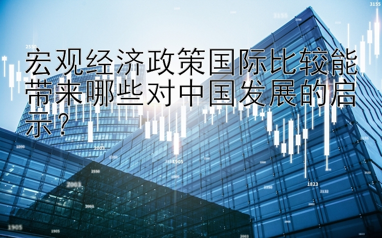 宏观经济政策国际比较能带来哪些对中国发展的启示？