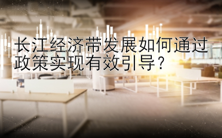 长江经济带发展如何通过政策实现有效引导？